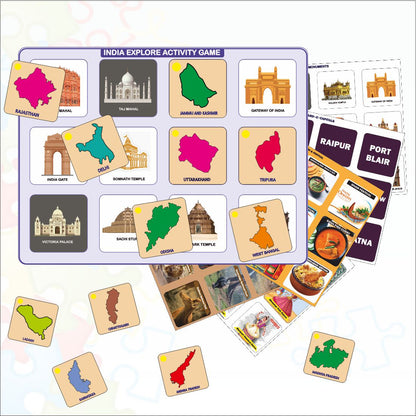 Wooden India Explore Activity Game