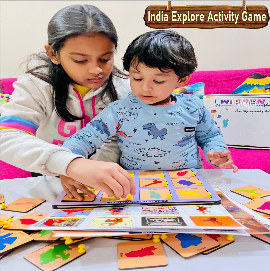 Wooden India Explore Activity Game