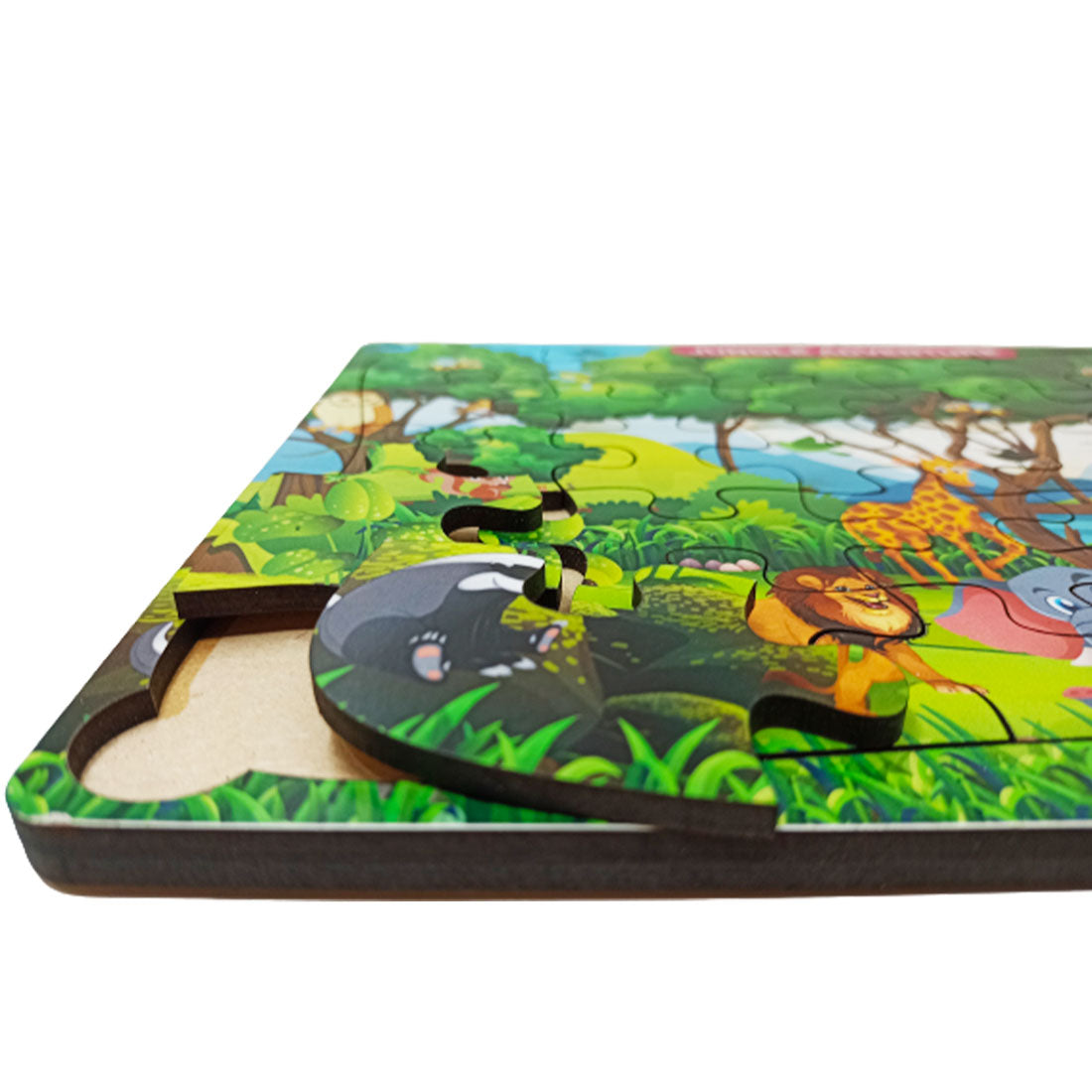 Wooden Jigsaw puzzle -12*9 inch- Jungle theme