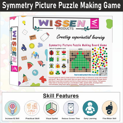 Wooden Symmetry Picture Making Activity Game