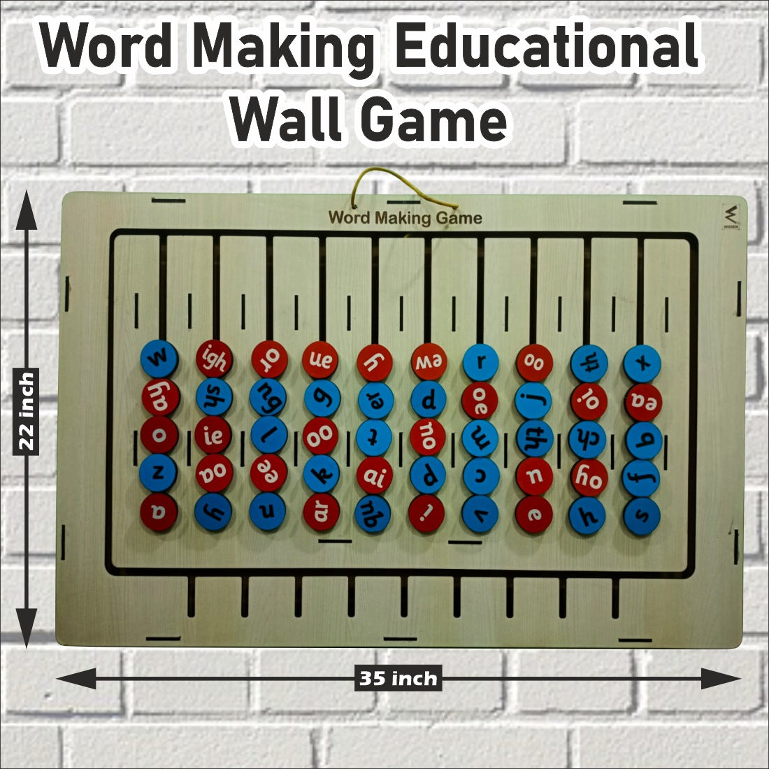 Word Making Busy Wall Board