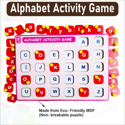 Wooden Alphabet Activity Game