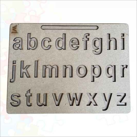 Wooden Small Alphabet Tracing board- 12*9 inch for kids