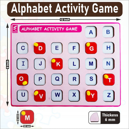 Wooden Alphabet Activity Game