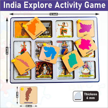 Wooden India Explore Activity Game