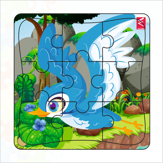 Wooden jigsaw Puzzle- 6*6 inch Bird  Theme