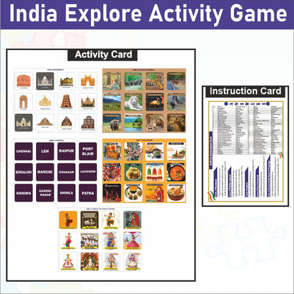 Wooden India Explore Activity Game