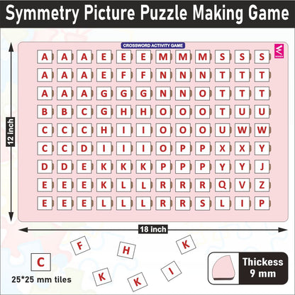 Wooden Crossword Activity Board game