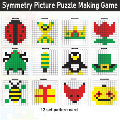 Wooden Symmetry Picture Making Activity Game