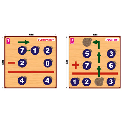 Wooden Regrouping Addition and Subtraction Game