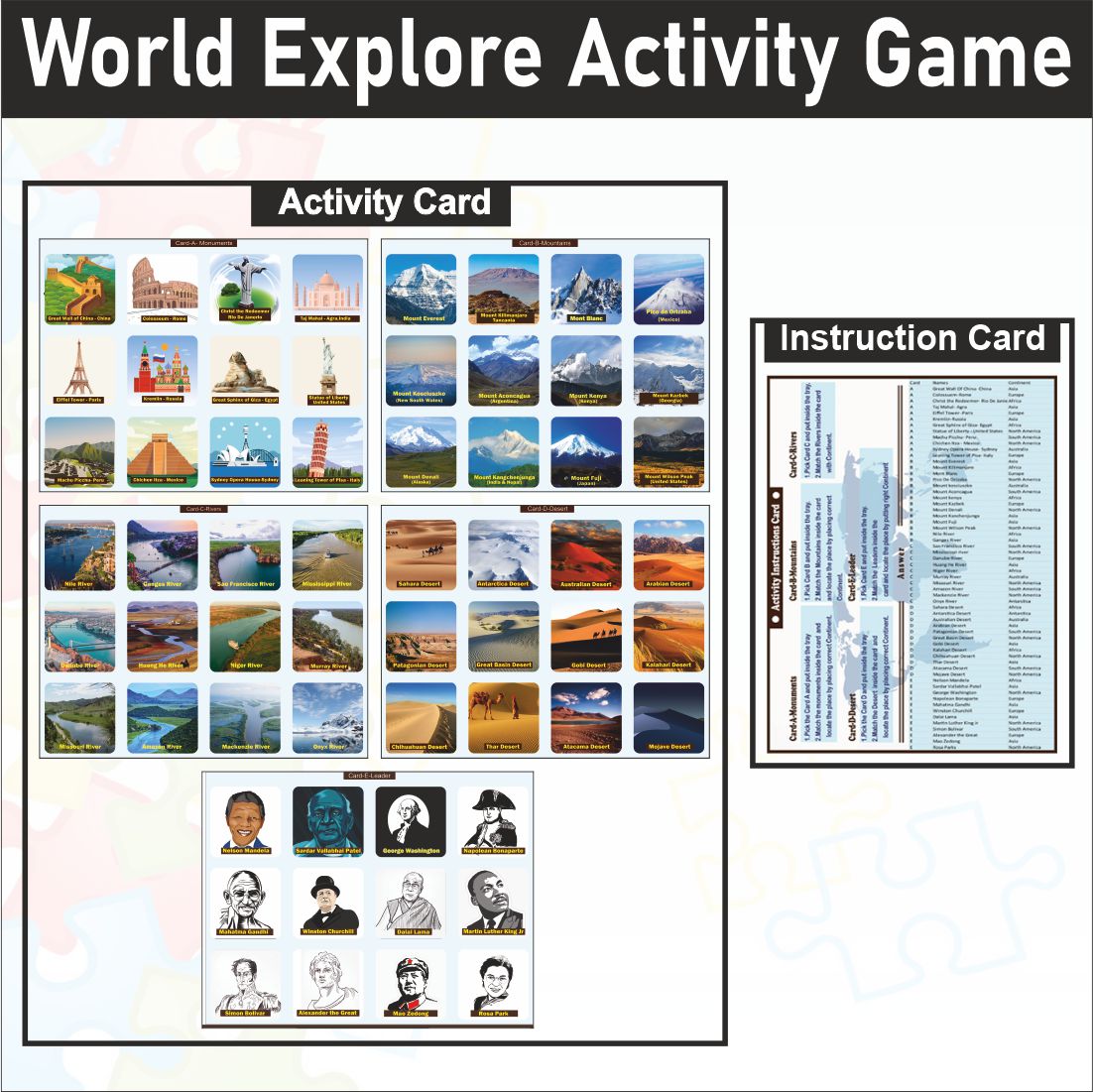 World Activity game for Kids