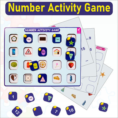 Wooden Number Activity game for Kids