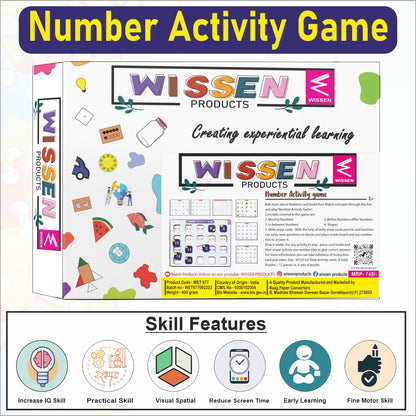 Wooden Number Activity game for Kids