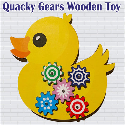 Wooden Quacky Gear Learning toy