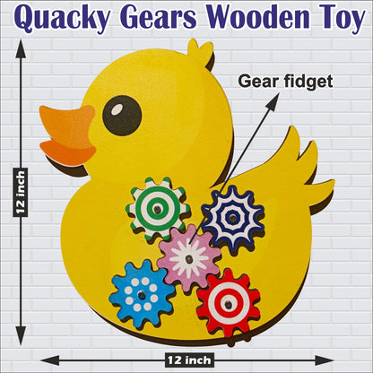 Wooden Quacky Gear Learning toy