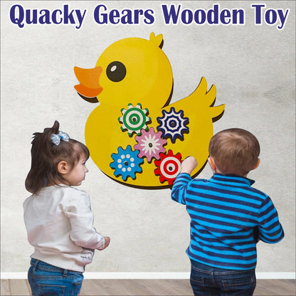 Wooden Quacky Gear Learning toy