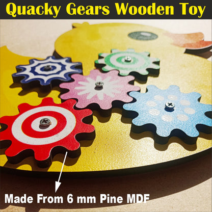 Wooden Quacky Gear Learning toy