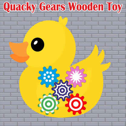 Wooden Quacky Gear Learning toy