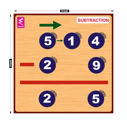 Wooden Regrouping Addition and Subtraction Game