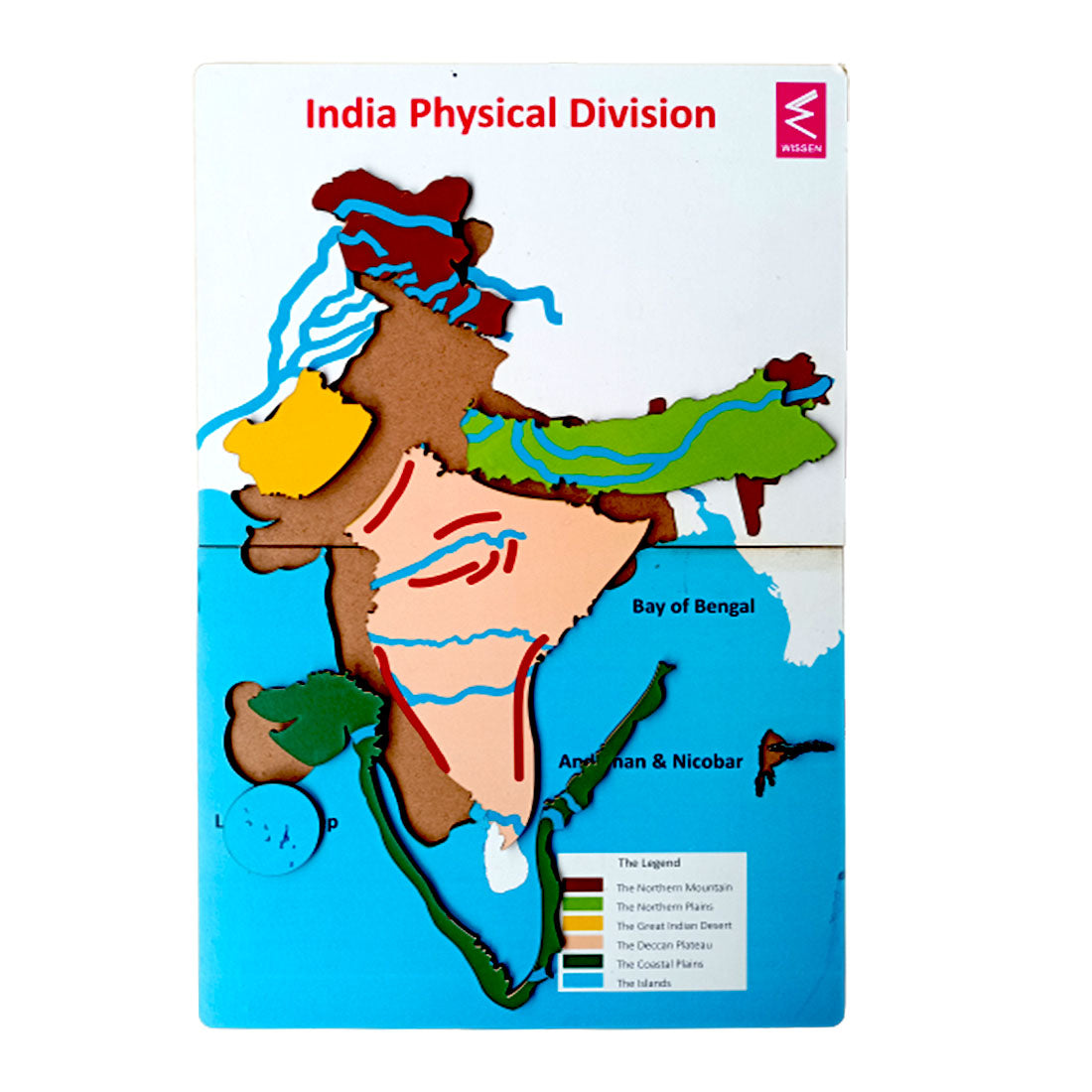 Wooden India Physical Division Activity Game